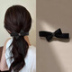 Chimera (CHIMERA) Spring Clip Bow Hairpin Ponytail Half-tied Hair Accessory Hairpin for Girls with Small Hair Volume at the Back of the Head Birthday Gift