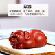 Fuyaji Tea Pet Ornaments Purely Handmade Lucky Pig Purple Clay Tea Toy Can Raise Tea Set Accessories Clear Cement Model