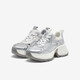 Beste 24 Sommermodentrend -Dad -Schuhe Dicke Sohle Frauen lässige Schuhe A6193BM4 Silber/Silbergrau 39
