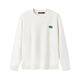 gxg.jeans men's clothing 2024 winter new white pullover sweater round neck sweater men's white 165/S