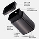 CCKO Trash Can Bathroom Toilet Living Room Bedroom Kitchen Office Stainless Steel Uncovered Large Square Trash Can 10L Square Trash Can [Sand Steel Color 9906]