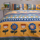 Arctic velvet pure cotton four-piece set 100 full cotton quilt cover princess style bed sheets bed fittings set bed four-piece set quilt cover pure cotton warm Nordic LX 1.2 meters bed three-piece set [quilt cover 150*200cm]