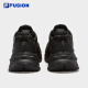 Fila Fusion Fila Modemarke Harte Süßigkeiten Männer Schuhe Winter dicker Sohle Erhöhung Schuhe Sneaker Schwarz Daddy Schuhe Auto Schwarz/Schwarz-SB 40.5