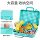 
Jisi Children's Toys 1-3 years old screw screw tool box Electric toys Boys 4-6 Boys' birthday gift electric drill assembly Dinosaur screw screw tool box [373 piece set + electric drill] battery version