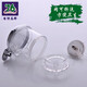 Taiwan 76 schwimmende Tasse Teekannen wärmeresistente Glas Innere Filter Abnehmbar waschbarer Linglong Blume Rot und grüner Tee-Set Tee Maker FW-691 Single Topf