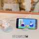 Zhenxi rabbit mobile phone holder ornaments of the Year of the Rabbit mascot small ornaments cute creative living room desktop decoration birthday gift little rabbit mobile phone holder ornaments [carrot]