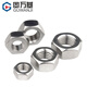 GUWANJI 304 stainless steel coarse thread American hexagonal nut British fine thread hexagonal nut British standard screw nut screw cap 4#40 UNC (50 pieces)