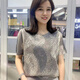 皮尔卡丹2025夏时尚洋气烫钻短袖T恤女款打底衫印花显瘦女宽松百搭妈m妈装 681#黄色 XL 100-115斤