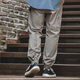 Maden Workwear American Retro EasyPants Krawatten Draw String Harren Casual Hosen Bloomer Long Hosen Männer schwarz xl