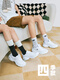 斯凯奇（Skechers）女鞋秋冬季款小白鞋增高老爹鞋厚底鞋运动鞋熊猫鞋 【白银】11979-WSL 36.5