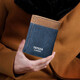 Ziwu Qian Canvas Wallet Herren Retro Kurzer dreifach Denim Student Wechseln kleiner Kartenbeutel Mode minimalistische Brieftasche Geschenk Denim 3-fach Wallet Männer [blaues 3-fachblau]