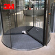 3M3M9900 Aluminium Mat de sol en alliage Type de tapis Type commercial Absorption d'eau de porte commerciale et tapis de pied antidérapant Plancher en noir et gris Coustom (Consultez le service client pour passer une commande)
