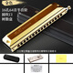 Guoguang Chromotic Harmonic 12-hole 48-tone C-tune 16-hole Advanced Professional Performance Beginner Adult Children Primary School Students 10-hole C-tune Guoguang Silver (Square-mouth Standard)