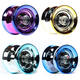 Okayson Yoyo Kinderspielzeug Special Yoyo Live Sleep Automatic Drehung Yoyo Anfänger Jungen heben Legierung schweres Yoyo [Tulu Gold]