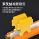 PANDUIT泛达超六类万兆水晶头50U镀金网线屏蔽非屏蔽RJ45网络头SP6X88-C/SP688/SPS6X88/SPS688/SP6X88SD SP6X88-C超六非屏蔽水晶头23线规