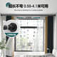 Install telescopic rod clothes drying rod bathroom shower curtain rod support curtain rod Roman rod wardrobe clothes rail support rod white (diameter 2575-110 cm [load bearing 28 hole-punching installation telescopic rod is more firm
