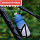 Shantou Lincun cycling water bottle elite bicycle water bottle squeeze outdoor bicycle mountain bike road bike sports water cup holder gradient water bottle + water bottle holder - Vibrant Lime