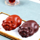 Fuyaji Tea Pet Ornaments Purely Handmade Lucky Pig Purple Clay Tea Toy Can Raise Tea Set Accessories Clear Cement Model