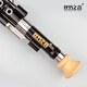 
The sound of silk and bamboo ebony inlaid with seven holes in adults professionally playing universal ethnic orchestral instrument C tune + [8 gifts]