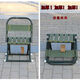 
He Jiangong folding chair outdoor folding stool portable backrest chair stool household low stool small pony fishing chair small stool 0L 3523 round tube folding backrest chair quality assurance