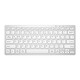 B.O.W Hangshi HD098C Ultra-thin and portable silent keyboard wireless Bluetooth magic control external ipad computer keyboard white