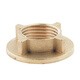 Airun thickened 4-point copper and cap hexagonal fastening nut DN15 locking nut G1/2 faucet fixing inner wire pressure cap 4-point hand screwing cap 2 (for 4-point faucet) #695