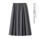 Tangmi Coffee Color Umbrella Skirt Versatile Skirt Women's Autumn and Winter 2025 New High Waist Hepburn Style Mid-Long Skirt Suit Skirt A-Line Skirt Coffee Color Wool Material Thick Style M (27) Recommended 95-105Jin Jin is equal to 0.5 kg