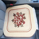 Junxuan Warm New Zealand wool handmade car carpet cushion, pure cashmere four-season backless single-piece seat cushion, encrypted black rich flower single piece