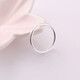 MuYou 999 solid silver ring for men and women, solid ring silver closed mouth silver jewelry, a birthday gift for your best friend and girlfriend, three lives and three generations model, size 8-25 (three) rings, please leave a message for the number.