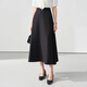 Lady Bird a-line long skirt women's formal umbrella skirt professional long skirt shirt skirt interview skirt daily commuting black skirt