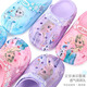 Disney Elsa Princess Children's Slippers Summer Girls' Cave Shoes 2025 New Baby Garden Shoes Girls' Baby Anti-Slip F2525 Light Purple 17 cm 180