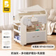 Babypods Diaper Table Baby Care Table Nou nouveau-né bébé COT multifonctionnel Changement de couches mobiles de bébé [Table d'allaitement + baignoire sensible à la température + pad latex + 2 boîtes de rangement