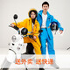Qin Feiman Raincoat Takeaway Raincoat Rain Pants Suit Raincoat Split Raincoat Raincoat Riding Electric Motorcycle Men and Women Riding Suit Waterproof Raincoat Pink Women Single Layer M 1 piece
