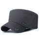 Ben youth hat men's middle-aged and elderly flat-top hat outdoor leisure sports outdoor fishing baseball cap dad father duck hat black adjustable