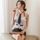 Feimu Maid Sexy Underwear El traje de mujeres es extremadamente tentador Pervertido Perspective Disfraz de disfraces Estimulando relaciones sexuales de relaciones sexuales - Nuré de juego de juegos de juego JK Copa profesional de sexo Profesional Falda de la cadera Sexo juguetes para la maestra