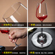 MUMU Bordeaux dry red wine glass crystal goblet red wine glass decanter set light luxury high-end birthday gift 2 wine glasses crystal material 400ml