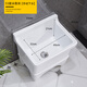 Yunqige customized suitable mop pool basin ceramic wash mop pool mop pool bathroom balcony automatic drain 34 cm flat mouth manual drain
