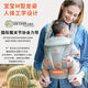 egobaby婴儿背带前后两用二狗背带娃娃新款透气抱娃神器解放双手 【适用0 breeze【纯棉-透气款】珍珠灰