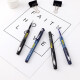 Baoke Neutral Pen 1.0 Comercio de oficinas Comerciales Pen a la cabeza gruesa Stroke de agua Escritura lisa Gran capacidad Calligrafía Firma Firma PC1048 Negro Pen 12 Caja + 12 Negro Regillados
