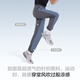 Fabriqué à Jingdong [super léger et cool] pantalon de sport pour hommes, pantalon de sport épissé de navette à l'aiguille, Black du printemps et d'été L