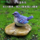 Phoebe gardening micro-landscape ornaments bird resin crafts cute simulated bird's nest gardening bonsai decorative bird eggs medium blue bird