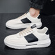 Men's summer breathable canvas shoes 2024 new men's cloth shoes Korean style trendy versatile casual board shoes trendy shoes 9906 white and black 39