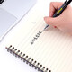 Baoke Neutral Pen 1.0 Comercio de oficinas Comerciales Pen a la cabeza gruesa Stroke de agua Escritura lisa Gran capacidad Calligrafía Firma Firma PC1048 Negro Pen 12 Caja + 12 Negro Regillados