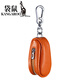 
Kangaroo (KANGAROO) new top layer cowhide key bag large capacity genuine leather multi-function car key bag door key bag male and female buckle black