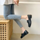 Zapatillas de lluvia de la boca de moda Xili Trabajo de cocina para mujeres Zapatos impermeables antideslizantes zapatos bajos zapatos de lavado de autos zapatos de pegamento botas de lluvia negras 37