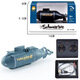 
IGIFTFIRE launch electric children's boat submarine mini navigation model fish tank nuclear submarine remote control children's mini toys toys play nuclear submarine blue