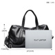 Walker Shop Brand Travel Bag Travel Bold de gran capacidad Top Capeta Vaceta de vaca Manso Mano de negocios Bolsa de equipaje Negro Negro 0L Regalo de regalo