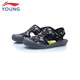 Li Ning Children's Shoes Children's Sandals Men's and Women's Summer Style Baotou Velcro Beach Sneakers 33YKUQ058-41
