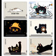Drei-Farben-Katze (SFMCEMQ) eignet sich für 2025 Lenovo Savior Y9000P Sticker Y7000P Laptop Film R9000P Computer Case Protective Film R7000 Y9000X Full Set von Shell Accessoires W4877 Frosted ABCD Surface