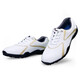 PGM Golfschuhe Herren klassische Turnschuhe lässige Anti-Rutsch-Schuhe Gold XZ016 42